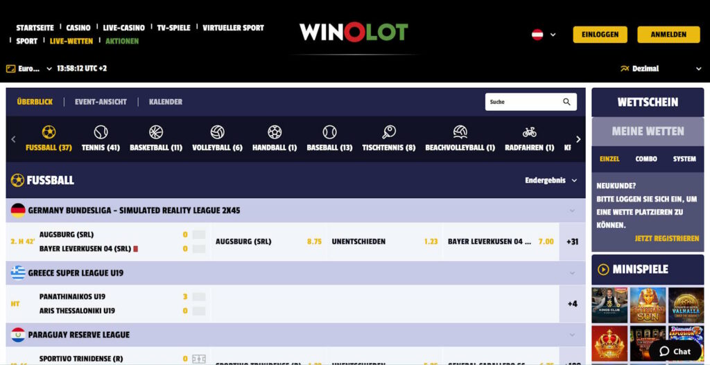 winolot live wetten